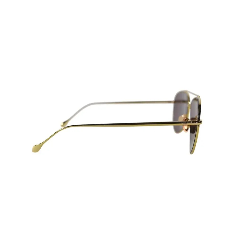 Isabel Marant Metal Aviator Sunglasses - Yellow Gold / Yellow Mirror - NWT